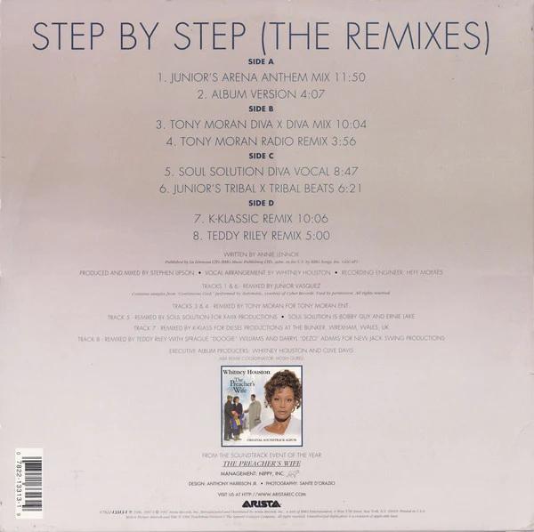 Whitney Houston - Step By Step (The Remixes) (Vinyl) (VG+, Generic)