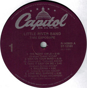 Little River Band - Time Exposure (Vinyl) (NM or M-, VG+)