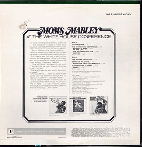 Moms Mabley - At The White House Conference (Vinyl) (VG, VG+)