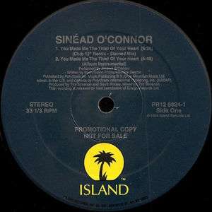 Sinéad O'Connor / Bono & Gavin Friday - You Made Me The Thief Of Your Heart / In The Name Of The Father (Vinyl) (NM or M-, VG+)