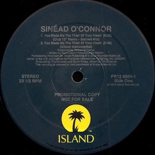 Sinéad O'Connor / Bono & Gavin Friday - You Made Me The Thief Of Your Heart / In The Name Of The Father (Vinyl) (NM or M-, VG+)