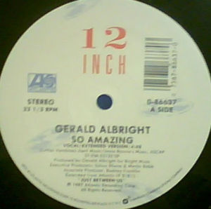 Gerald Albright - So Amazing (Vinyl) (VG+, Generic)