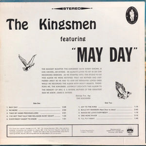 The Kingsmen  - The Kingsmen Featuring "May Day" (Vinyl) (VG+, VG)