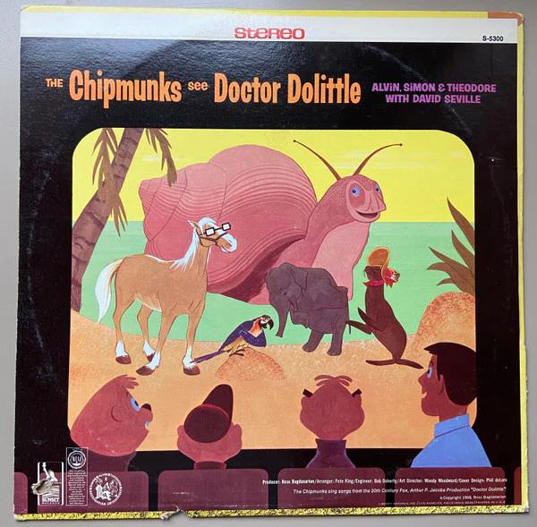 The Chipmunks - The Chipmunks See Doctor Dolittle (Vinyl) (VG+, VG)