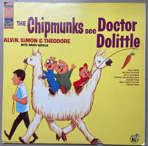 The Chipmunks - The Chipmunks See Doctor Dolittle (Vinyl) (VG+, VG)