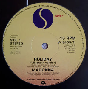 Madonna - Holiday (Vinyl) (VG, Generic)