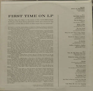 John McCormack  - Songs Of Sentiment (Vinyl) (VG+, VG+)