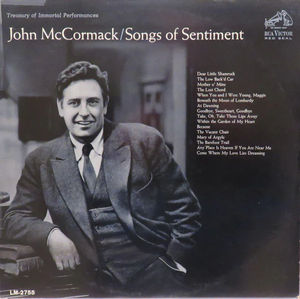 John McCormack  - Songs Of Sentiment (Vinyl) (VG+, VG+)