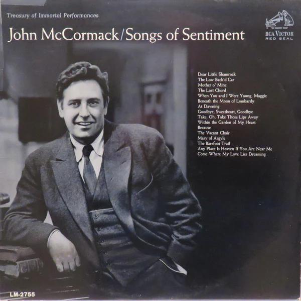 John McCormack  - Songs Of Sentiment (Vinyl) (VG+, VG+)