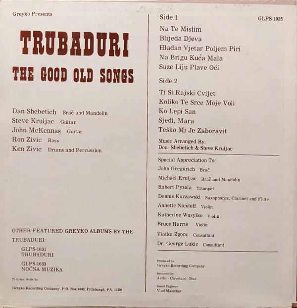 Trubaduri - The Good Old Songs (Vinyl) (NM or M-, VG+)