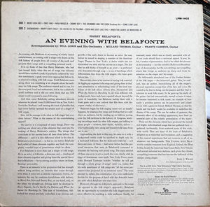 Harry Belafonte - An Evening With Belafonte (Vinyl) (VG+, VG+)