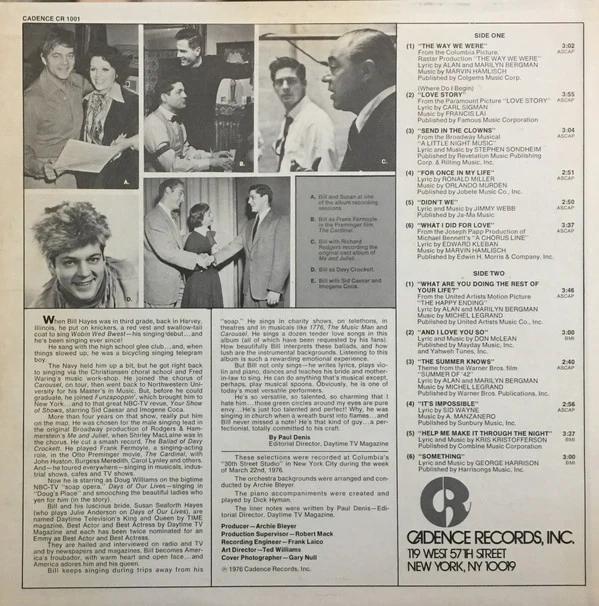 Bill Hayes - From Me To You With Love (Vinyl) (NM or M-, NM or M-)