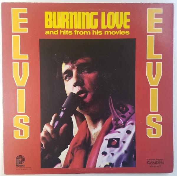 Elvis Presley - Burning Love And Hits From His Movies Vol. 2 (Vinyl) (M, VG+)