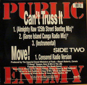 Public Enemy - Can't Truss It (Vinyl) (VG, VG)