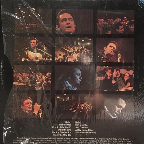 Johnny Cash - Johnny Cash At San Quentin (Vinyl) (VG, VG)