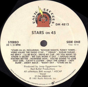 Stars On 45 - Stars On 45 (Vinyl) (VG+, Generic)