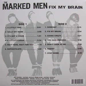 The Marked Men - Fix My Brain (Vinyl) (VG+, VG+)