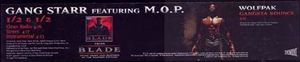 Gang Starr / Wolfpak - 1/2 & 1/2 (Vinyl) (NM or M-, VG+)