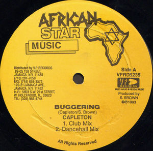 Capleton - Buggering (Vinyl) (VG, Generic)