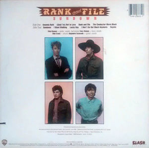 Rank & File - Sundown (Vinyl) (VG+, VG)