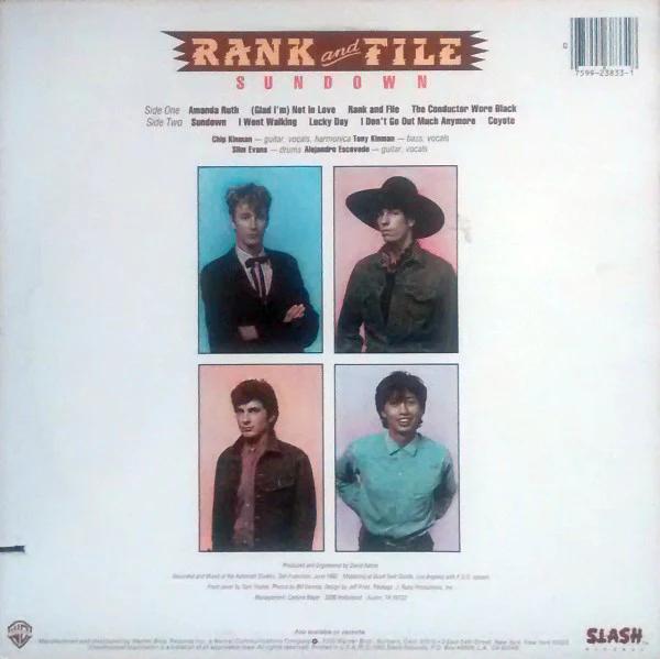 Rank & File - Sundown (Vinyl) (VG+, VG)
