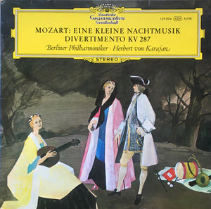 Wolfgang Amadeus Mozart - Berliner Philharmoniker · Herbert von Karajan - Eine Kleine Nachtmusik, Divertimento KV 287 (Vinyl) (NM or M-, VG+)