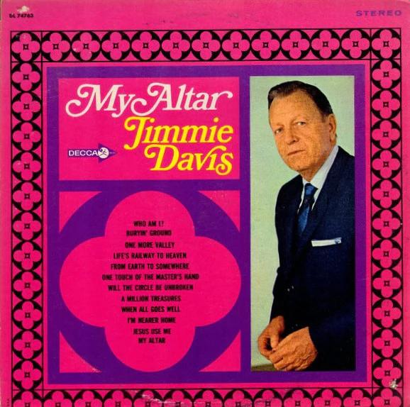 Jimmie Davis - My Altar (Vinyl) (NM or M-, VG+)