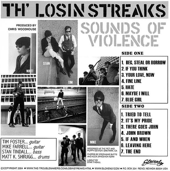 Th' Losin Streaks - Sounds Of Violence (Vinyl) (VG+, VG+)