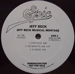 Jeff Beck - Jeff Beck Musical Montage (Vinyl) (VG+, Generic)