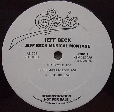 Jeff Beck - Jeff Beck Musical Montage (Vinyl) (VG+, Generic)