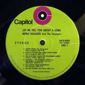 Merle Haggard And The Strangers  - Let Me Tell You About A Song (Vinyl) (VG+, VG+)