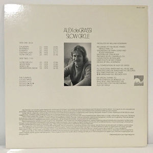 Alex De Grassi - Slow Circle (Vinyl) (VG+, VG+)