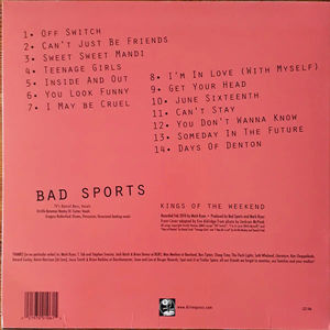 Bad Sports - Kings Of The Weekend (Vinyl) (VG+, VG+)