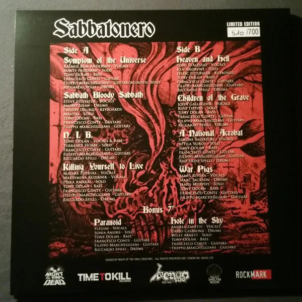 Sabbatonero - L'Uomo Di Ferro (A Tribute To Black Sabbath) (Vinyl) (NM or M-, NM or M-)