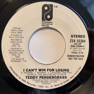 Teddy Pendergrass - I Can't Win For Losing (Vinyl) (VG+, Generic)