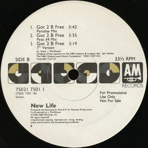New Life - Got 2 B Free (Vinyl) (VG+, Generic)