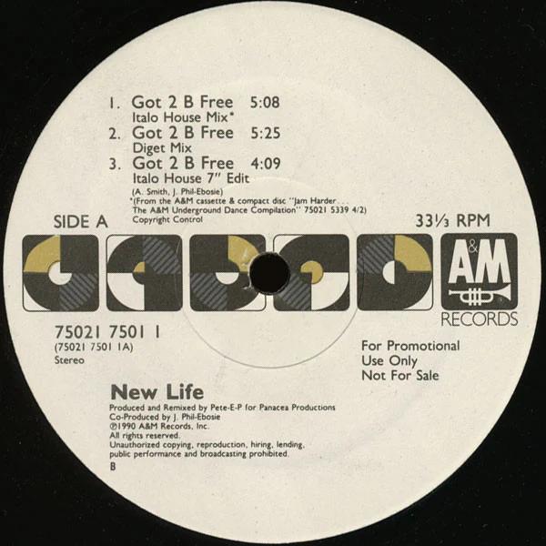 New Life - Got 2 B Free (Vinyl) (VG+, Generic)