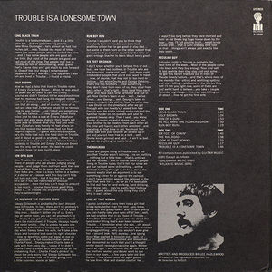 Lee Hazlewood - Trouble Is A Lonesome Town (Vinyl) (VG, VG)