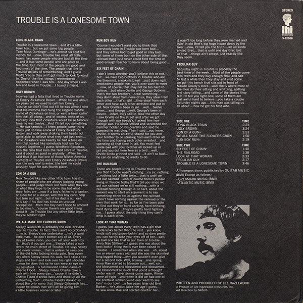 Lee Hazlewood - Trouble Is A Lonesome Town (Vinyl) (VG, VG)