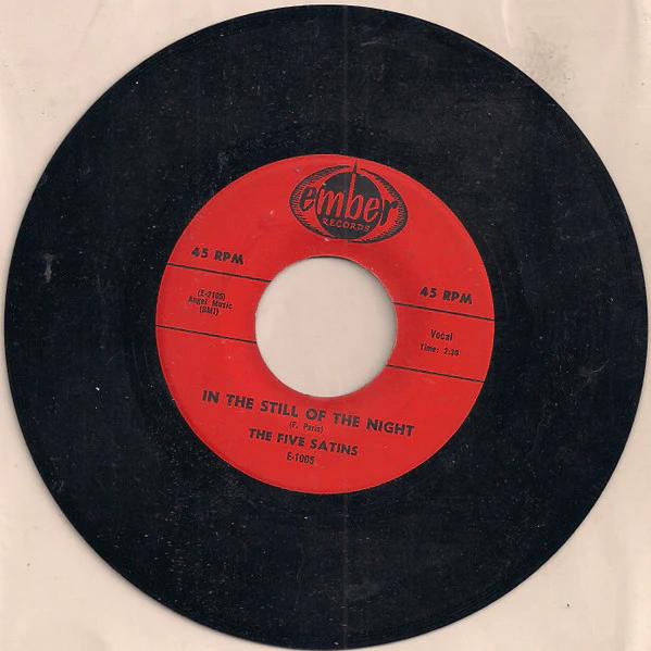 The Five Satins - In The Still Of The Night / The Jones Girl (Vinyl) (VG+, Generic)