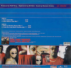 Todd Terry Presents Shannon - It's Over Love (U.S. Version) (Vinyl) (VG+, VG)