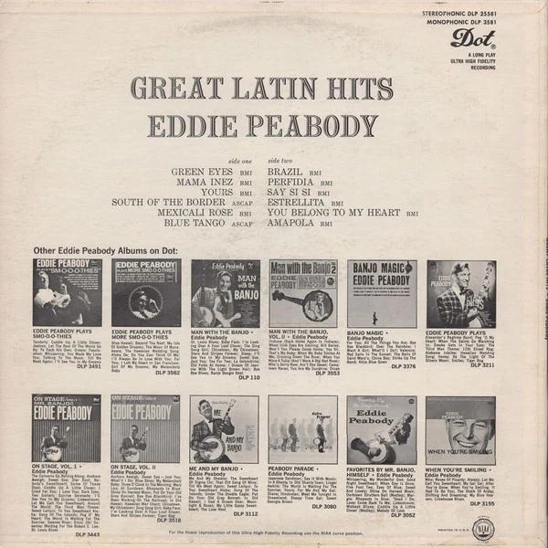 Eddie Peabody - Great Latin Hits (Vinyl) (VG+, VG+)