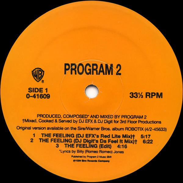 Program 2 - The Feeling (Vinyl) (NM or M-, VG+)