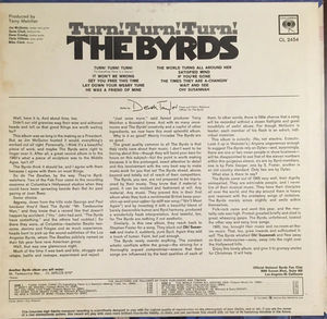Byrds, The - Turn! Turn! Turn! (Vinyl) (VG, VG)