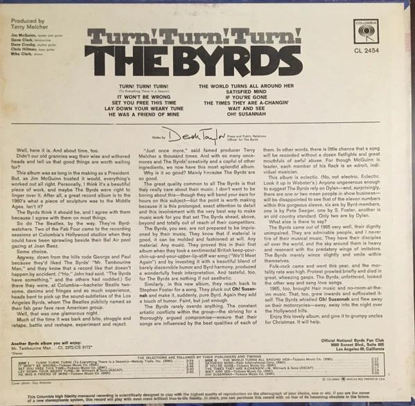 Byrds, The - Turn! Turn! Turn! (Vinyl) (VG, VG)