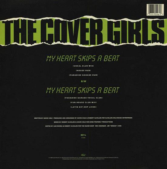 The Cover Girls - My Heart Skips A Beat (Vinyl) (VG+, VG)