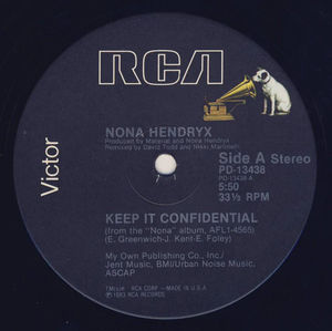 Nona Hendryx - Keep It Confidential (Vinyl) (VG+, Generic)