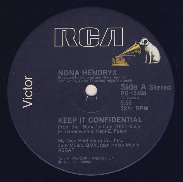 Nona Hendryx - Keep It Confidential (Vinyl) (VG+, Generic)