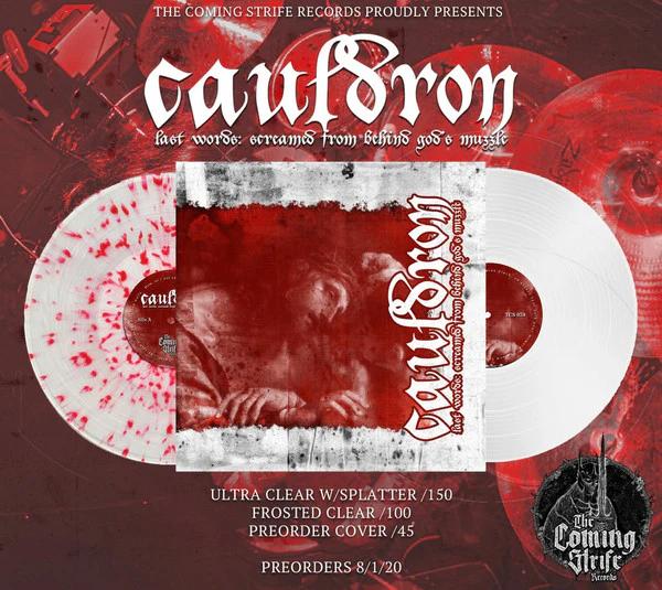 Cauldron  - Last Words: Screamed From Behind God's Muzzle (Vinyl) (NM or M-, VG+)