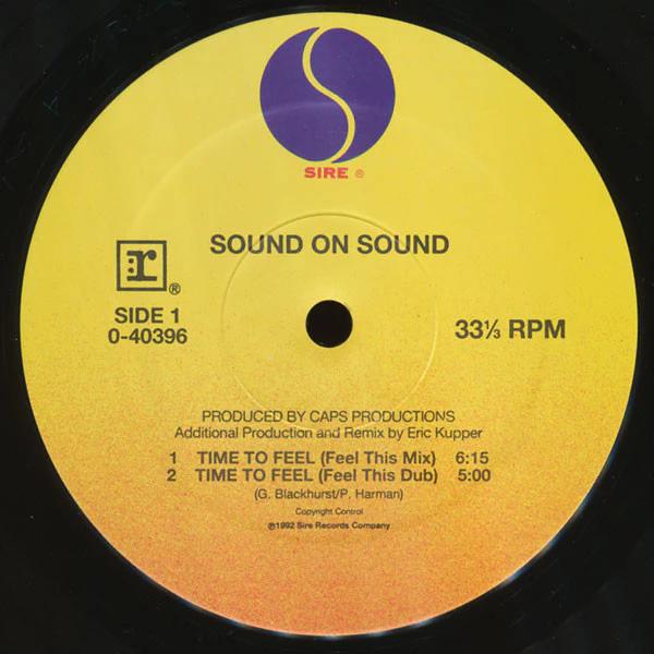 Sound On Sound - Time To Feel (Vinyl) (NM or M-, VG)
